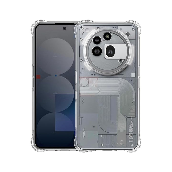 Nothing Phone (3a) Pro - CLASY® Ski-Thin Series 4-Corner Bumper TPU Case