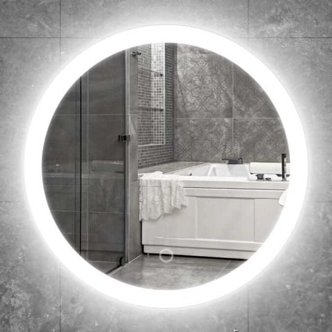 LED Backlit round - Bathroom Mirror - Murano Plus