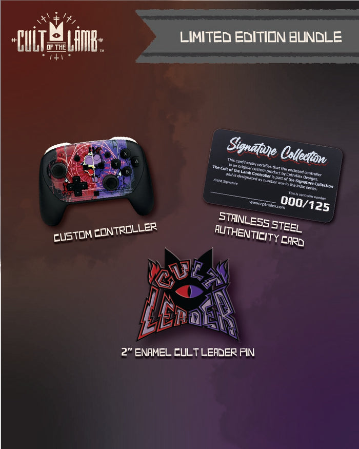 NS2 - Demonic Duo Cult of the Lamb Pro Controller for Nintendo Switch 2