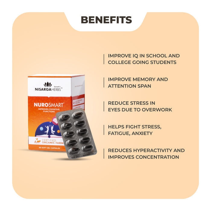 Nurosmart Capsule : Ayurvedic Brain Capsule