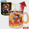 One Piece  Heat Change Mug Luffy  Sabo 16 Oz