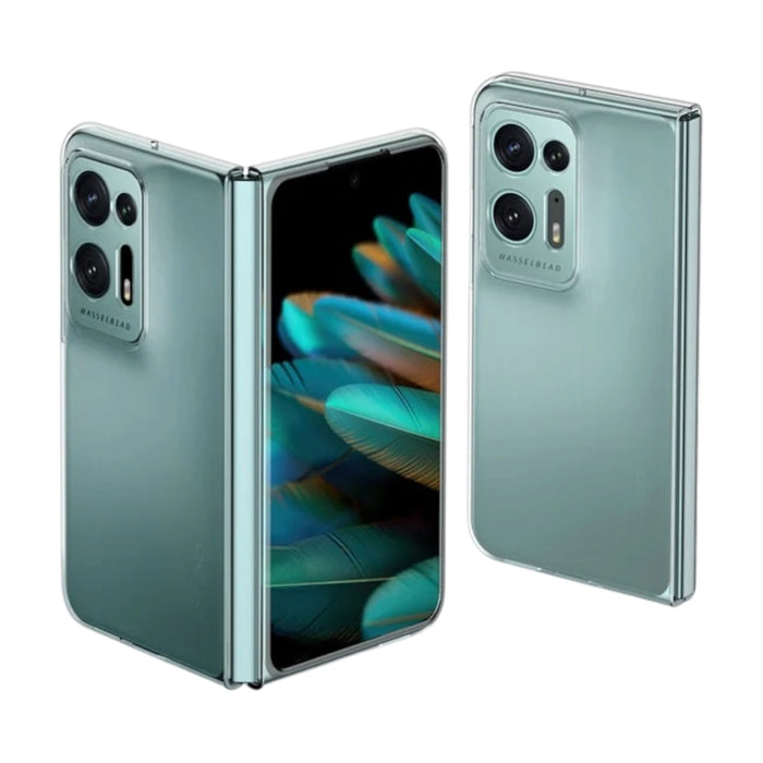 Oppo Find N2 - CLASY® Crystal Clear PC Hard Crystal Phone Case
