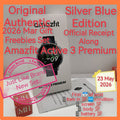Original Authentic 2026 gift+freebies Amazfit active 3 Premium silver blue warranty full set