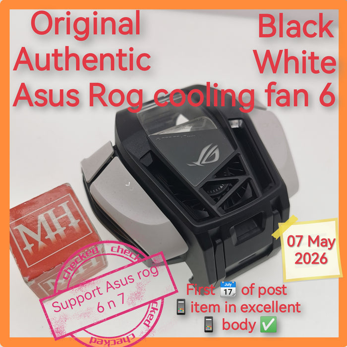 Original Authentic Asus Rog aeroactive cooling fan 6 with standing function set