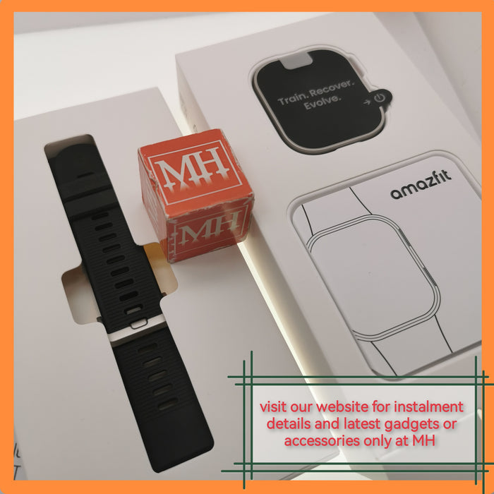 Original Authentic Aug gift Singapore Amazfit BIP MAX black warranty full set