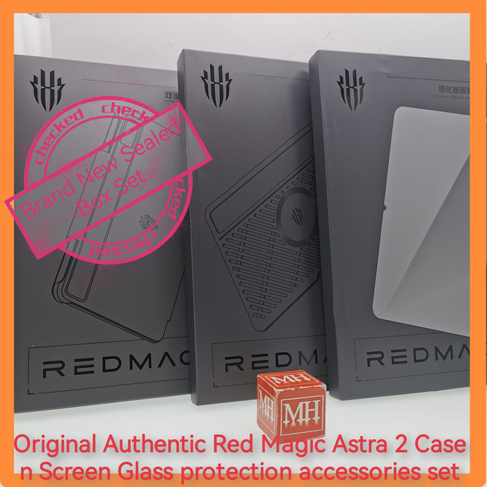 Original Authentic for red magic astra 2 case n screen glass protection accessories set