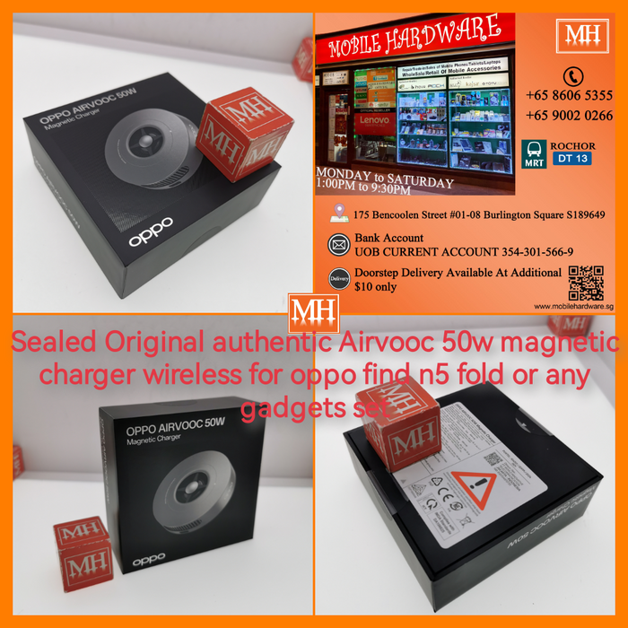 Original authentic oppo Airvooc 50w magnetic charger for all magsafe support gadgets set