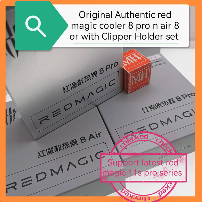 Original authentic red magic cooler 8 pro n 8 Air or with Clipper Holder set