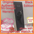 Original Authentic Singapore warranty google pixel watch 4 45mm WiFi black warranty full set