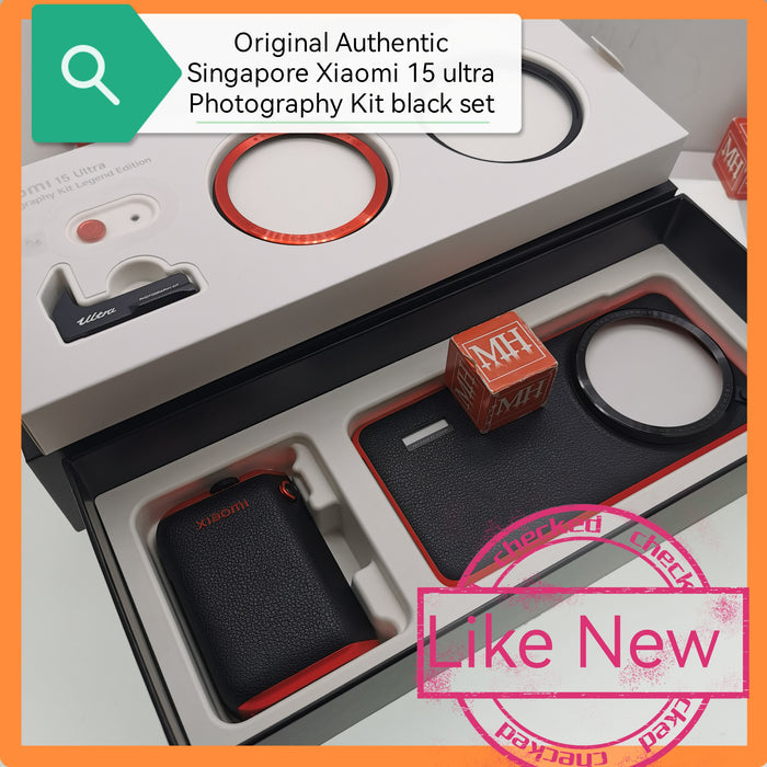 Original Authentic Singapore Xiaomi 15 ultra Photography Kit black set