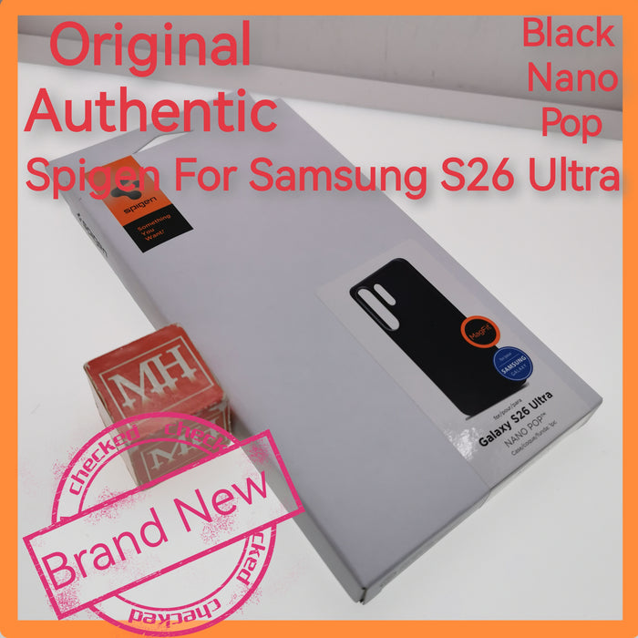 Original Authentic Spigen Nano Pop for Samsung S26 Ultra set