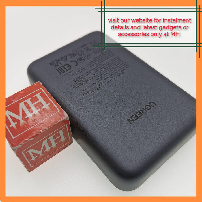 Original Authentic Ugreen wireless Powerbank black set