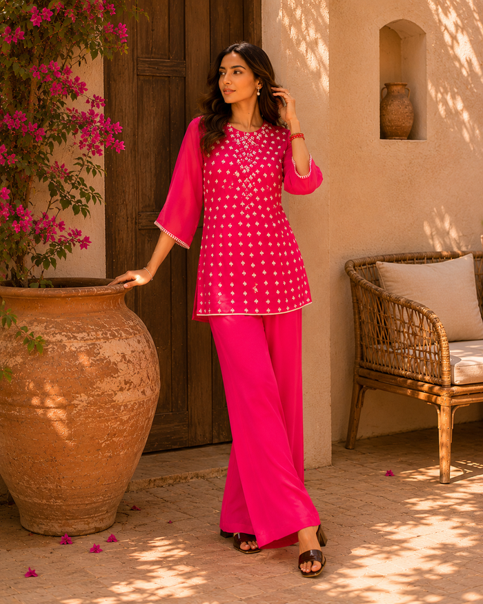 Pearl Embellished Co-Ord Set