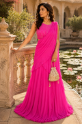 Pearl Embellished Drape Saree