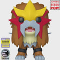 Pokemon Entei Jumbo 10 Inch Funko Pop Vinyl Figure 1070   2025 Convention Exclusive