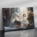 Polar Bear Tale Christmas Portrait