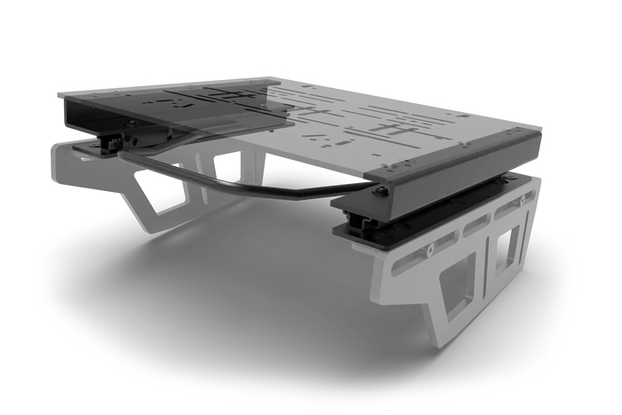 Quick-Adjust Dual Locking Pedal Slider System — For Trak Racer Extrusion Pedal Mounting Plates