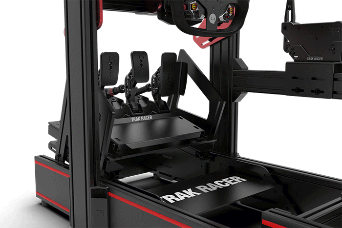 Quick-Adjust Dual Locking Pedal Slider System — For Trak Racer Extrusion Pedal Mounting Plates