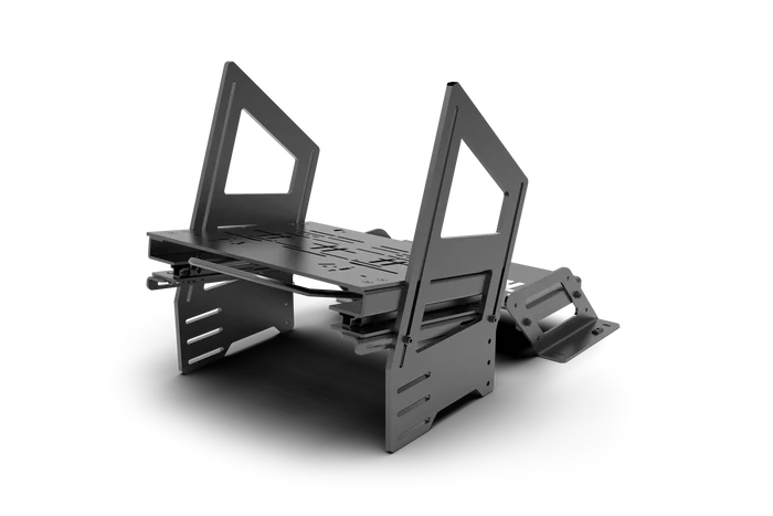 Quick-Adjust Dual Locking Pedal Slider System — For Trak Racer Extrusion Pedal Mounting Plates