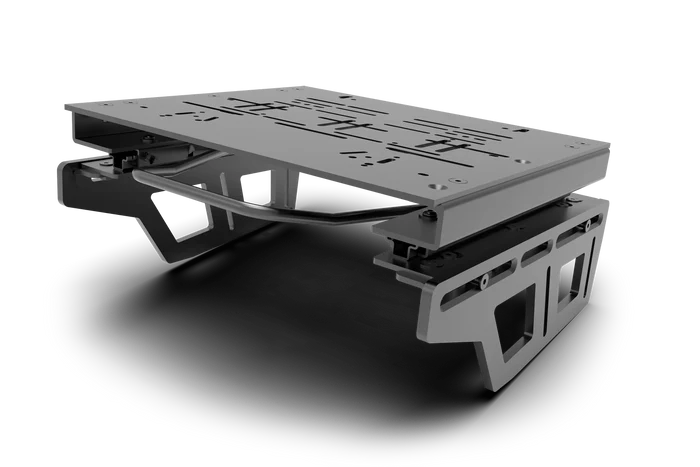 Quick-Adjust Dual Locking Pedal Slider System — For Trak Racer Extrusion Pedal Mounting Plates