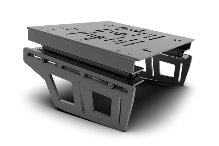 Quick-Adjust Dual Locking Pedal Slider System — For Trak Racer Extrusion Pedal Mounting Plates