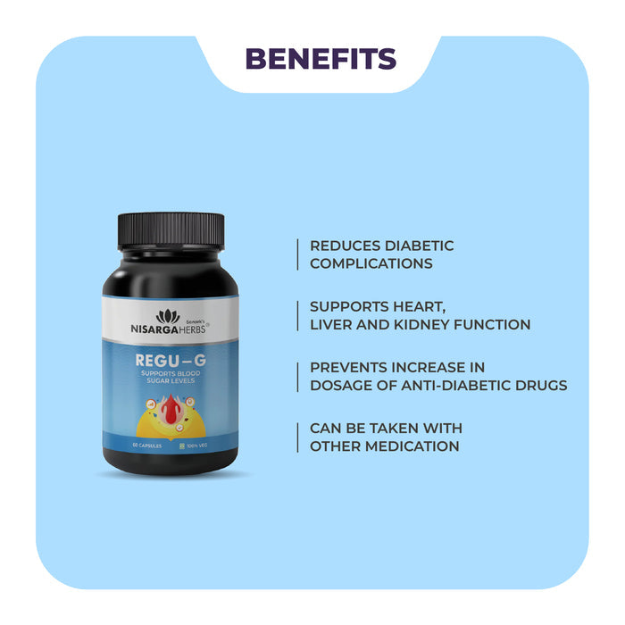 Regu-G - Supports blood sugar levels