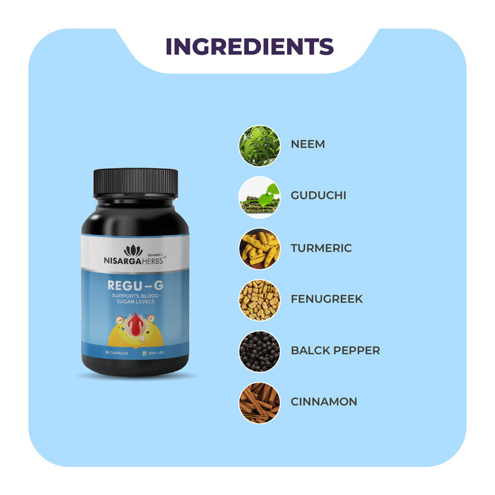 Regu-G - Supports blood sugar levels