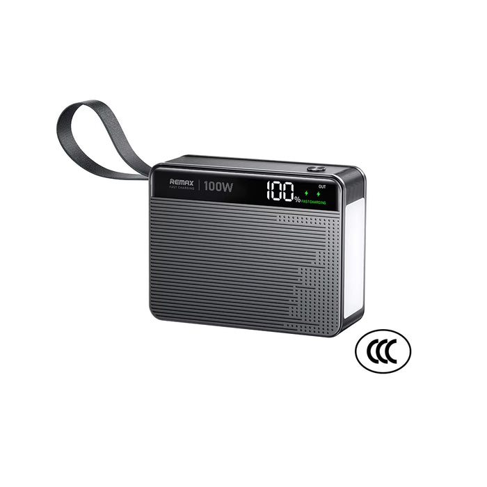 Remax PowerBank - 100W LED Fast Charging Power Bank With LED Lights 60000mAh FP-6