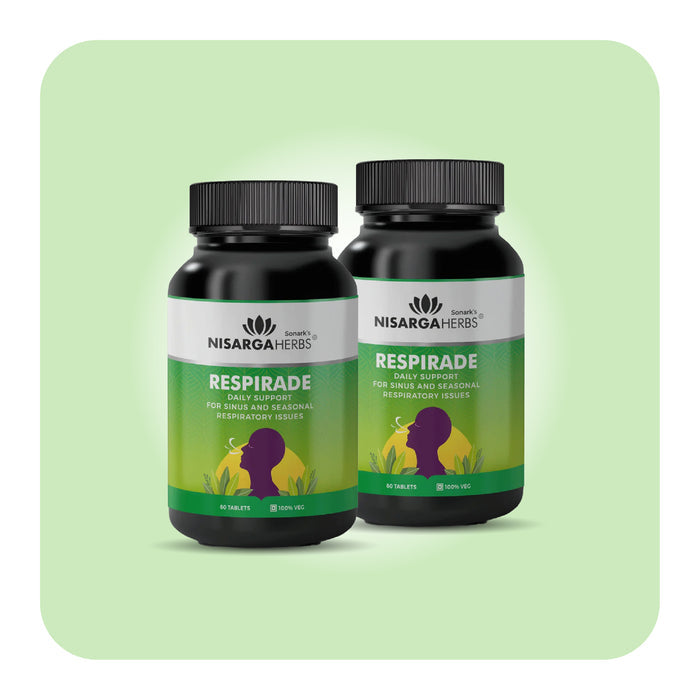 Respirade Tablet - Ayurvedic supplement for a healthy respiratory system and boosting immunity