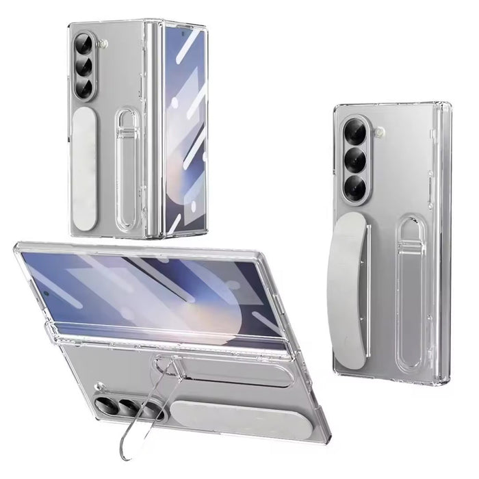 Samsung Galaxy Z Fold 7 - CLASY® Ski-Thin Enhanced Series Wrist + Kickstand 360° Protection Case