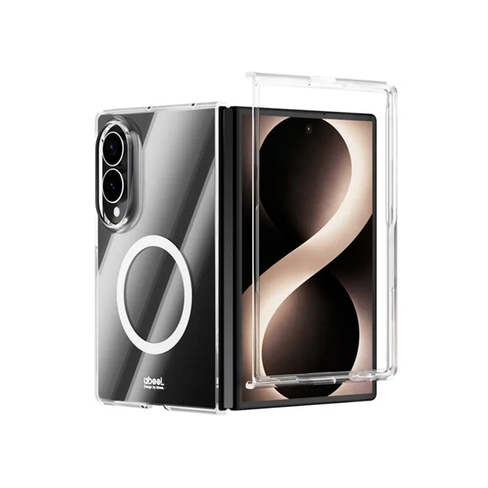 Samsung Galaxy Z Fold 8 - Abeel Magnetic Crystal Clear PC Hard Crystal Phone Case