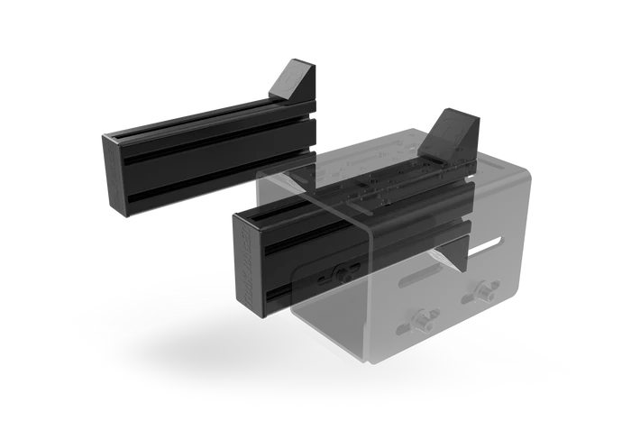 Set of 2 Universal Side Mount Supports — 240mm/9.45" (80x40mm / 3.15" x 1.57") for Sim Racing & Flight Sim Rigs