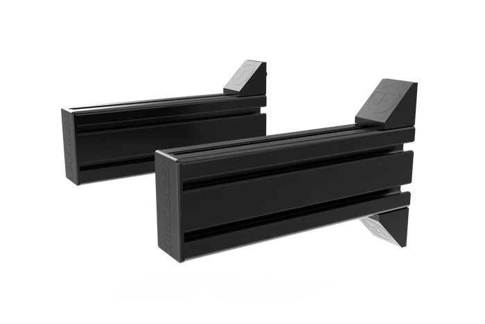 Set of 2 Universal Side Mount Supports — 240mm/9.45" (80x40mm / 3.15" x 1.57") for Sim Racing & Flight Sim Rigs