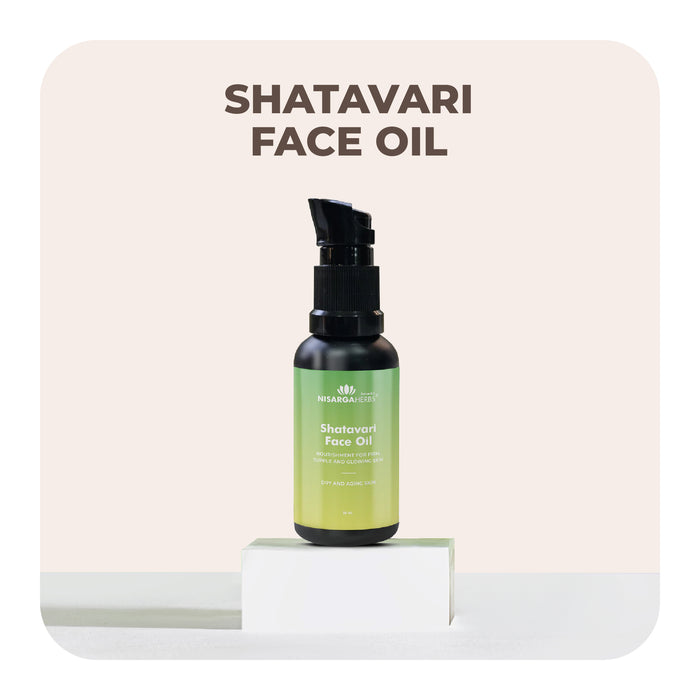 Shatavari Face Oil - Ayurvedic facial oil for healthier, younger-looking skin