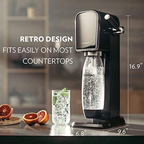 SodaStream Art Sparkling Water Maker Bundle With CO2 And Flavors