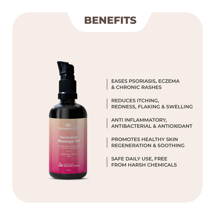 Sorozema Oil - Soothe, Heal & Restore Naturally with Doctor-Recommended Ayurvedic Oil for Psoriasis