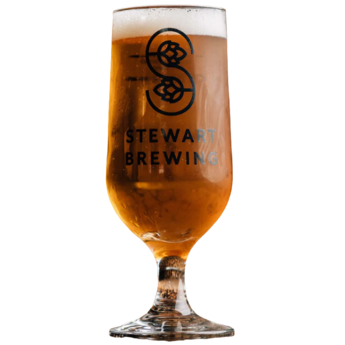 Stewart Brewing's Stemmed Half Pint Glass