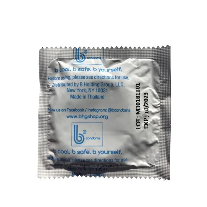 Supreme Black B Condoms