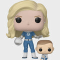 The Fantastic Four First Steps Invisible Woman  Franklin Funko Pop Vinyl Figure And Buddy 1514