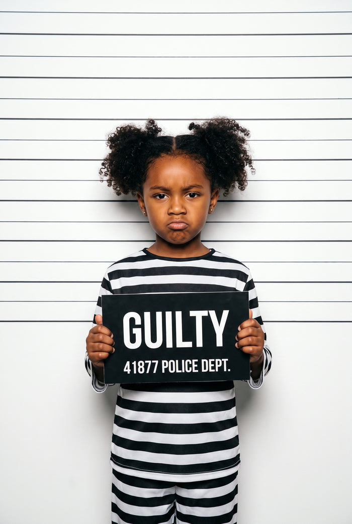 Personalized mugshot joke artwork shown on canvas