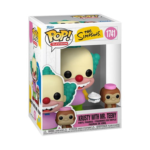 The Simpsons Krusty With Mr Teeny Funko Pop Vinyl Figure And Pop Buddy 1741