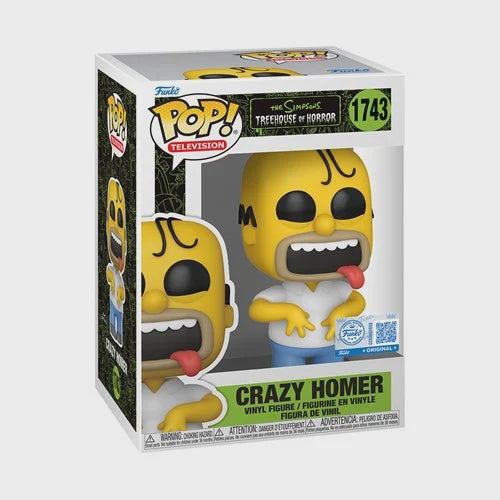 The Simpsons Treehouse Of Horror Crazy Homer Funko Pop Vinyl Figure 1743   Specialty Series