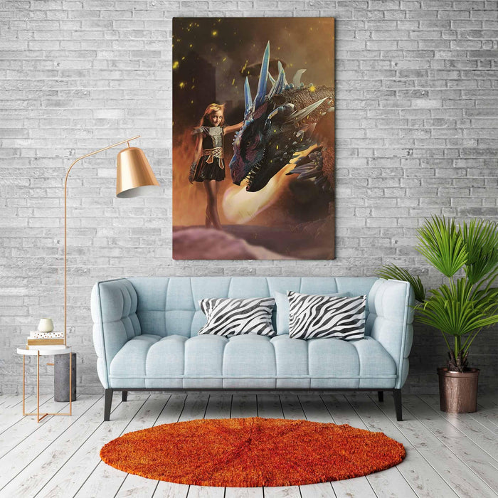 Stoere draak - Unieke Foto