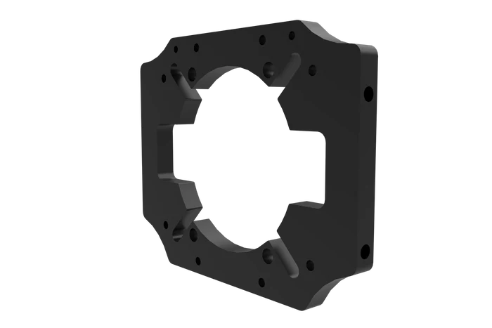 TR-One Direct-Fit Front Wheel Mount for MOZA R9–R25 Ultra Wheelbases — Requires TR-One Base Kit (TR80-NWMA4)