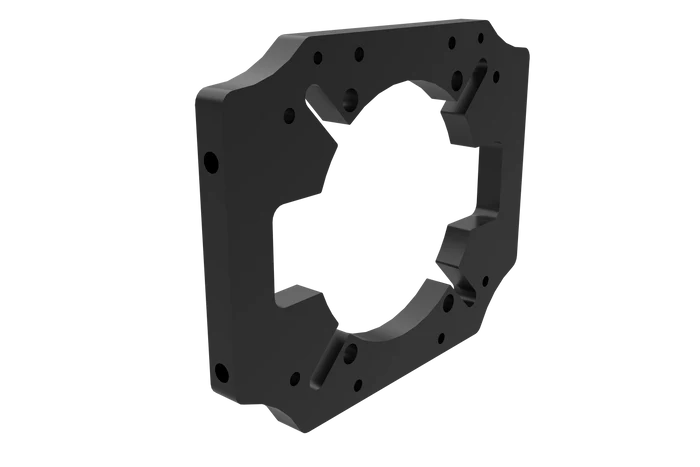TR-One Direct-Fit Front Wheel Mount for MOZA R9–R25 Ultra Wheelbases — Requires TR-One Base Kit (TR80-NWMA4)