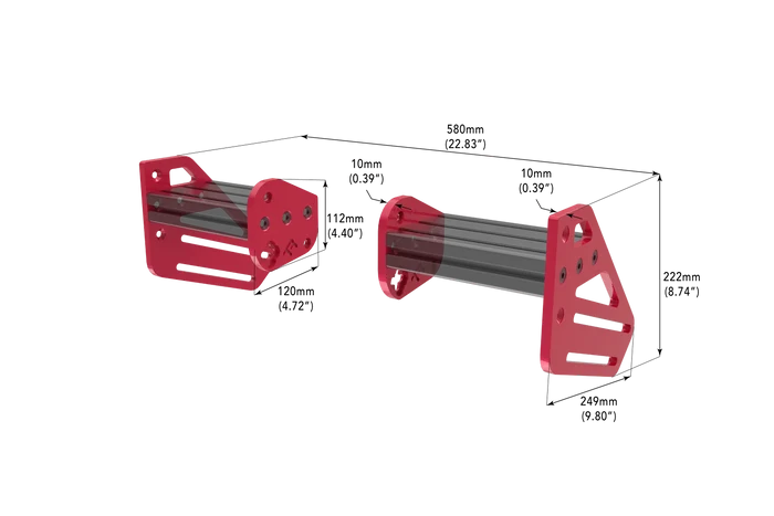 TR-One V3 2-Way Upgrade Side Plate Set (4 Pieces) — For TR-One V1 & V2 Wheel Mounts