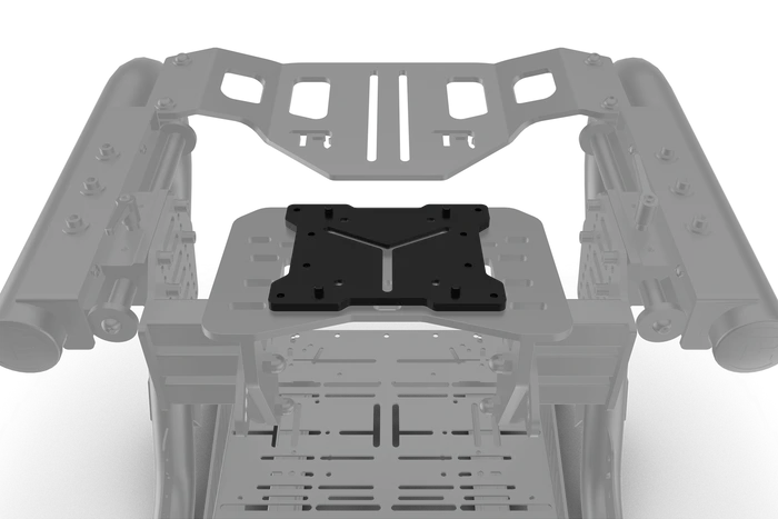 TR-One Wheel Mount Plate Adapter for Asetek Wheelbases