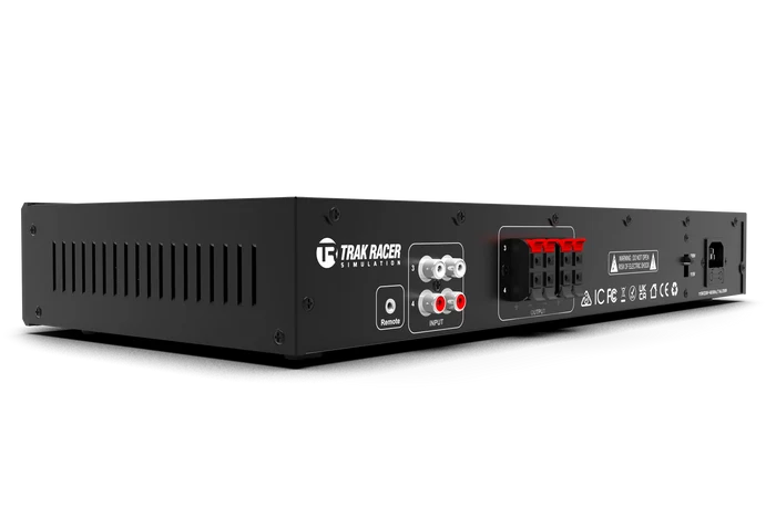 Trak Racer 4CH 40W Low-Frequency Class-D Amplifier with 2 Bass Shakers