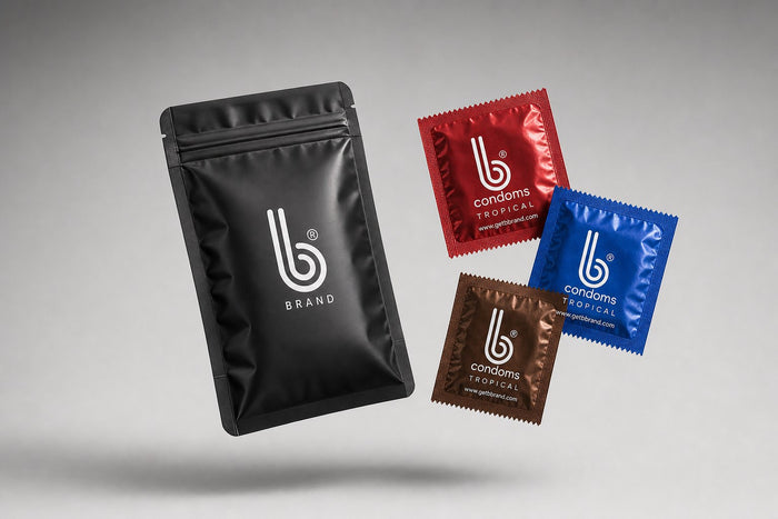 Tropical Colors B Condoms pack