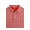 UGA Standing Dawg Ripple Performance Polo White/Red/Black